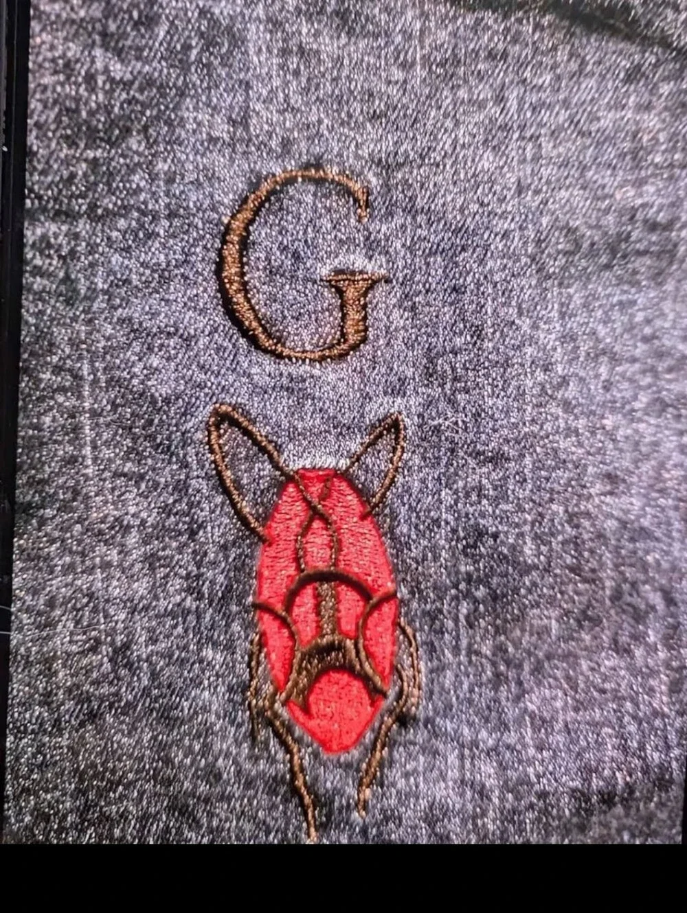 GUCCI Men’s Embroidered Distressed Jeans – Size 36 – Alessandro Michele – NEW